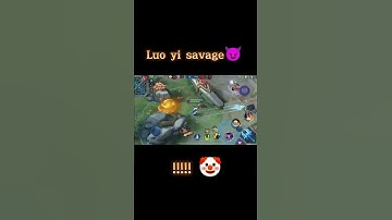 Luo yi savage moment😎 #shorts #mlbb #bantu1k #subscribe #viral