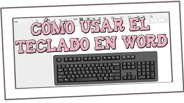 TubeTutoriales XPRESS: Cómo usar el teclado en Word.