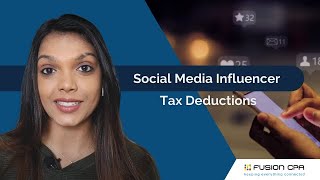 Are social media earnings tax-deductible