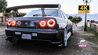 Nissan Skyline R34 GTR | Forza Horizon 5 | Logitech Wheel Gameplay