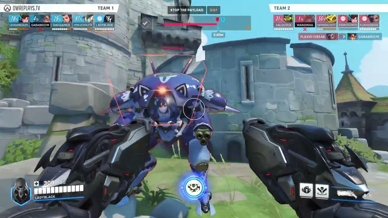 Cosas inesperadas XD by LADYBLACK — Overwatch 2 Replay 49S4Z3