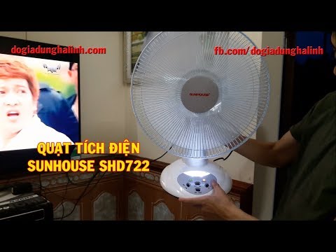 Quạt tích điện Sunhouse SH722 – Đồ gia dụng Hà Linh
