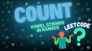 Leetcode 2559: Count Vowel Strings in Ranges | Coding Interview Solution with Prefix Sums #2559