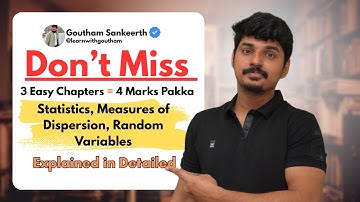 3 Easy Chapters for EAPCET 2025 | Statistics | Measures of Dispersion | Random Variables | AP & TS