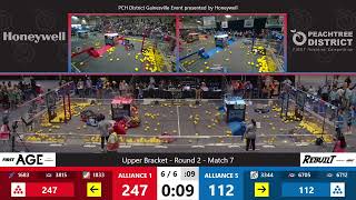 Playoff Match 7 (R2) - Overhead - PCH District Gainesville Event presented by Honeywell