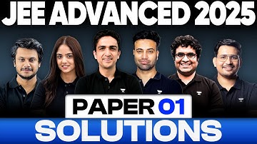 JEE Advanced 2025 Paper Solution Paper 1