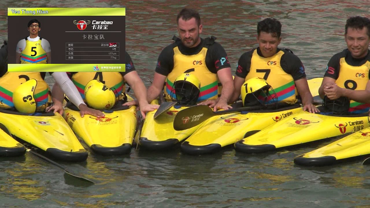 2017 CPSL Canoe Polo Super League Carabao(Yellow) VS Winner kayak(White