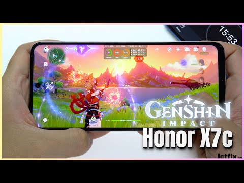 Honor X7c Genshin Impact Gaming test | Snapdragon 685, 120Hz Display