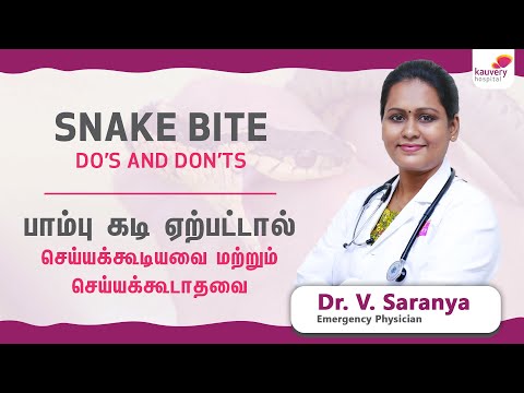 First Aid for Snake Bite | பாம்பு கடிக்கு முதலுதவி
