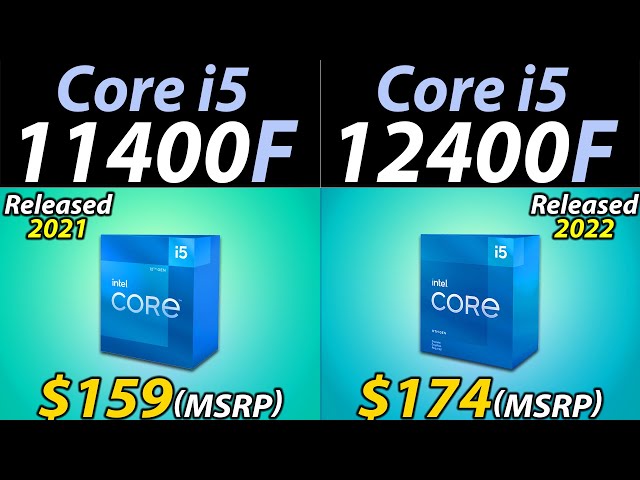 i5 11400F vs i5 12400F - How Big is the Difference? 