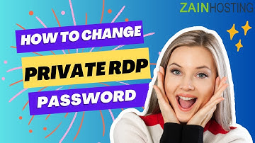 How to change Private Windows RDP Password