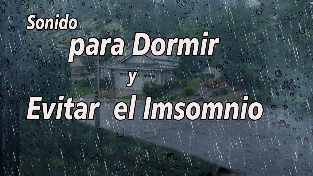 Sonido de la LLUVIA Relajante para Leer y Dormir 🌧 LLUVIA en las ...