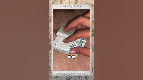 KALAU MENEMUKAN UANG SEPERTI INI DI JALAN JANGAN PERNAH KAMU AMBIL #shorts