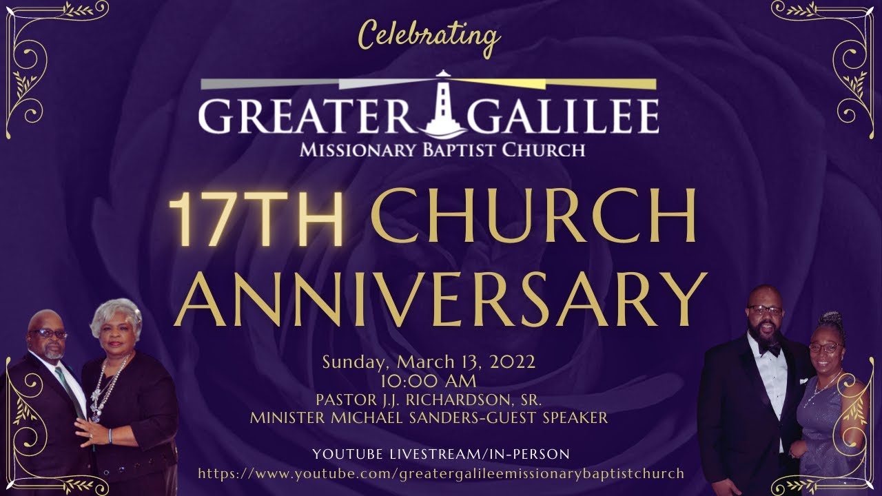 Greater Galilee Missionary Baptist Church Live Stream17th Church