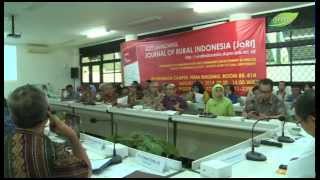 Soft Launching Journal of Rural Indonesia (GreenTV IPB)