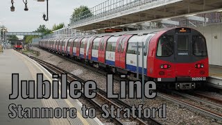 Jubilee line (Stanmore to Stratford) - DRIVERS EYE VIEW
