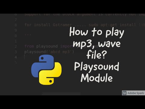 How to use mp3 file in python |  Playsound Module in linux | Hindi | Urdu