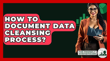 How To Document Data Cleansing Process? - The Friendly Statistician