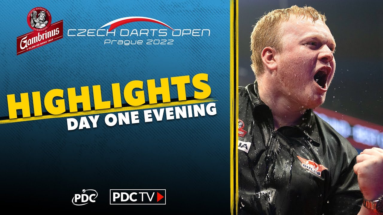 PASSION IN PRAGUE! | Day One Evening Highlights | 2022 Czech Darts Open