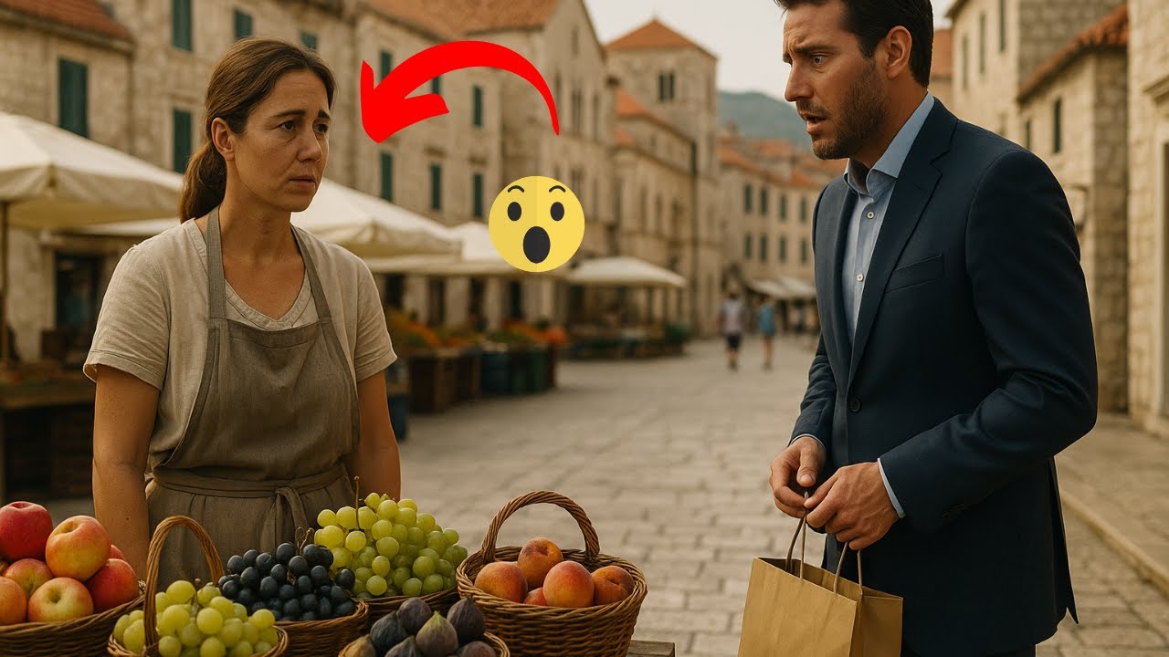 Bogataš vidi prvu ljubav kako prodaje voće na štandu — ono što slijedi slama srce