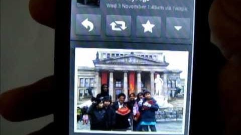 Android App Review - TweetDeck 02 - Viewing updates + photos