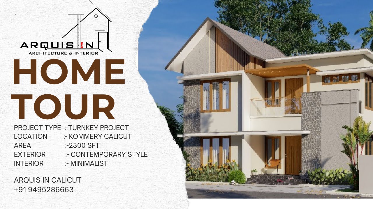 Modern House Tour | 2300 Sqft with Minimalistic furniture . Team ARQUIS IN CALICUT