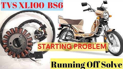 Tvs XL100 BS6 Starting Problem Solve | TVS XL100 Vehicles Running Off Solution | TVS XL 100