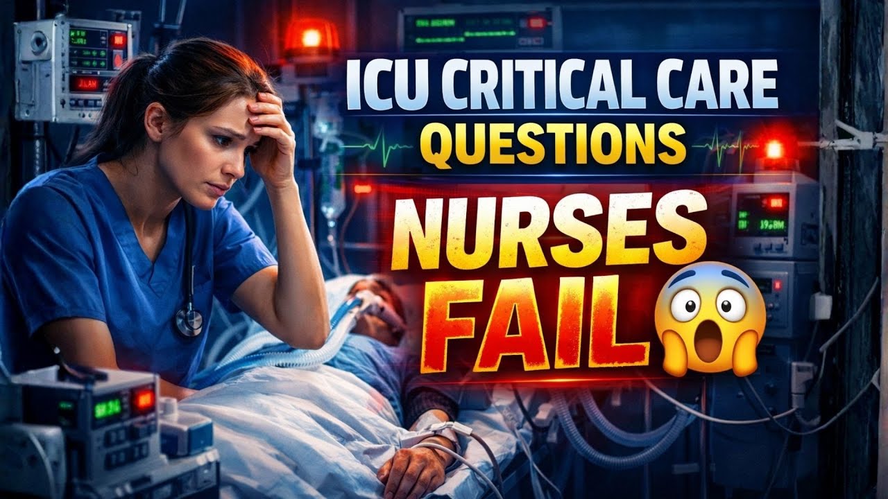 50 ICU & Critical Care Questions Nurses Fail | Critical Care Review