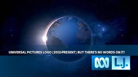 Universal Pictures logo (2012-present) but there