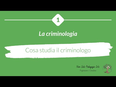 Cosa studia il criminologo