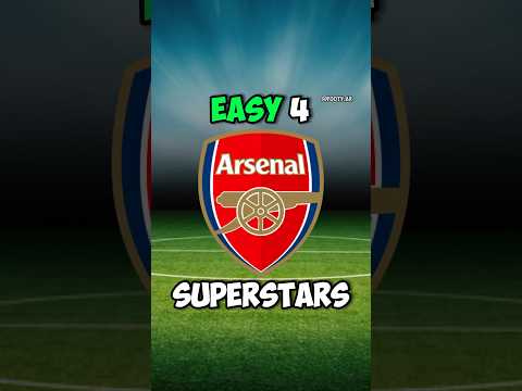 Guess The ARSENAL SUPERSTARS | EASY EDITION #shorts #game #quiz