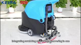 TC55-K1 55L walk behind floor scrubber with ECO mode