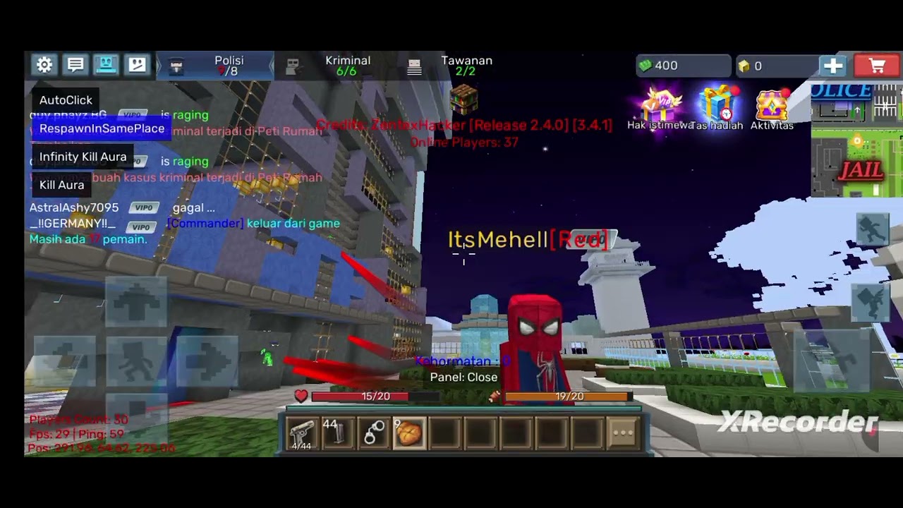 New panel free Gcube Blockman go (Link in descripsion)