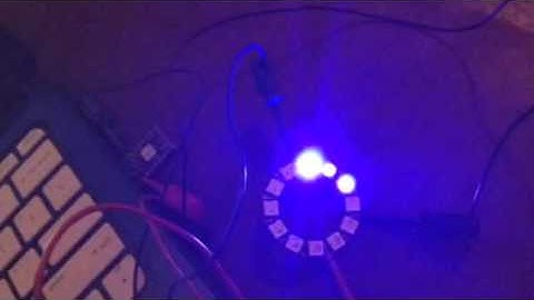 Seconds Clock with Espruino & NeoPixel Ring