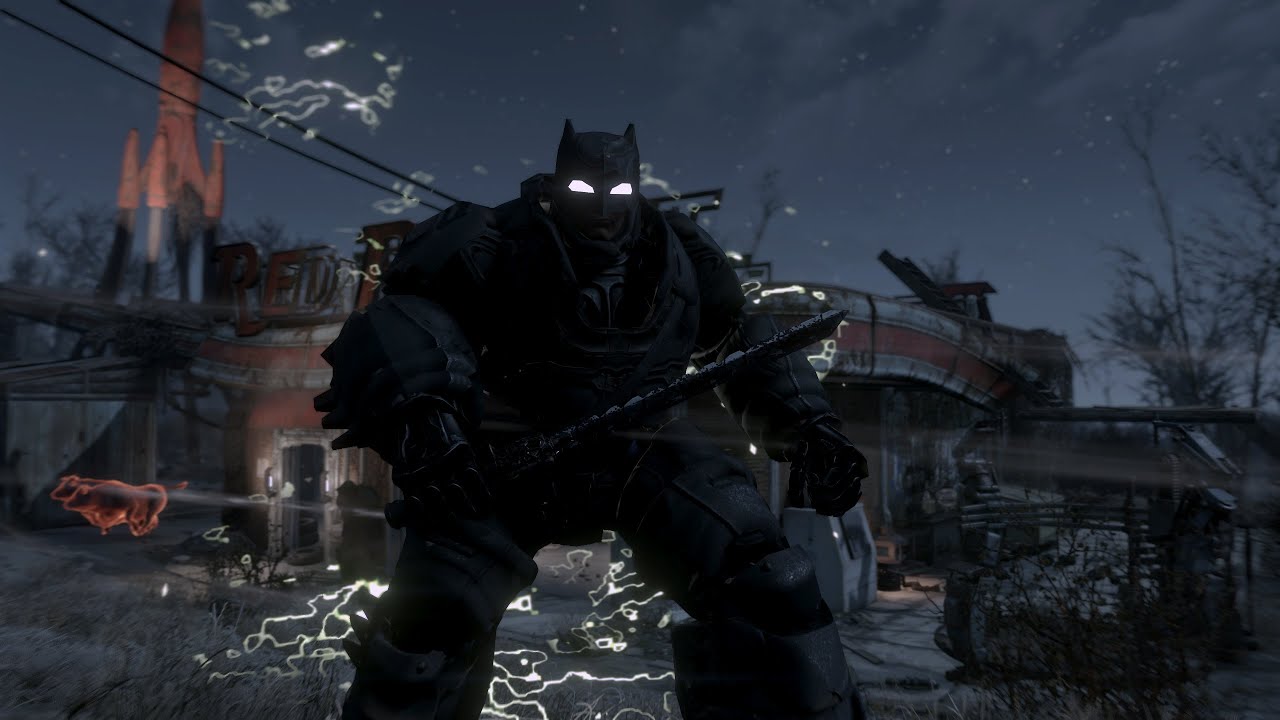 Batman Power Armor - Fallout 4 Mods (PC/Xbox One) - YouTube