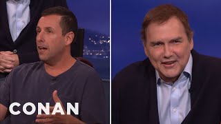 The First Time Adam Sandler \& Norm Macdonald Acted Together | CONAN on TBS