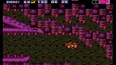 Super Metroid -- Textbook lava dive!