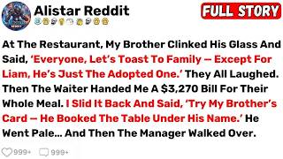 Information At The Restaurant, My Brother Clinked His Glass And Said, ‘Everyone, Let’s... - Best Reddit Stories News