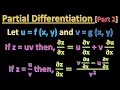 Partial Differentiation Part 2I Function with Two/Three Independent Variables I Standard Rules