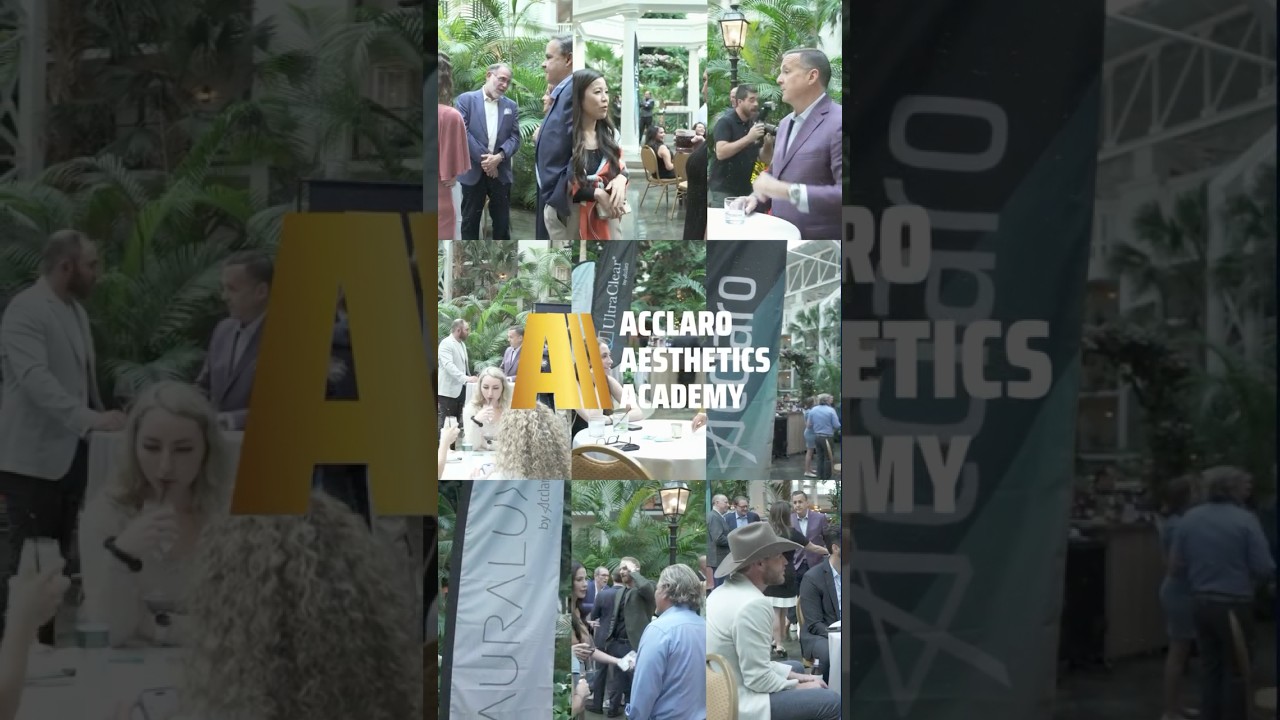 The Welcome Reception at the Acclaro Aesthetics Academy