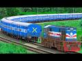 WDM3D SHUNT ICF BLUE PASSANGER TRAIN | BUMPY RAILROAD | Train Simulator | Railwork | NTG GAMING