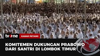Ribuan Santri di Lombok Timur Deklarasi Dukung Prabowo-Gibran | Kabar Petang tvOne