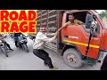 ROAD RAGE INDIA | Angry Car Driver vs Truck Driver | The Motorcyclist