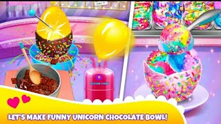 Unicorn Chef: Cooking Games for Girls : Ice Cream Toco Full HD|| By Kids Food Games Inc screenshot 5