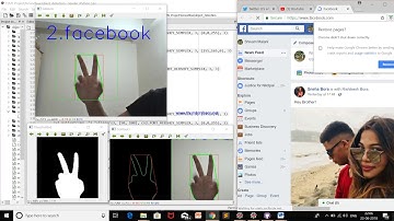 Hand Gesture controlling web browser