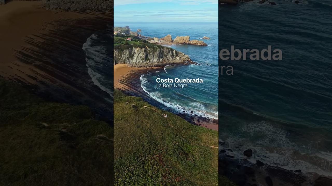 En la Costa Quebrada, Cantabria, donde se rodó La Bola Negra 🌊 #labolanegra #cantabria