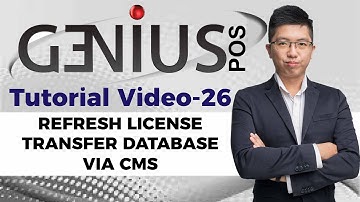 Genius POS Advance Tutorial 26 Renew License & Transfer Database using CMS via Web