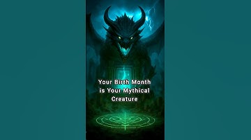 Your Birth Month Reveals a Powerful Mythical Creature 🐉✨ | Dark Fantasy Animation 🎥🔥 #shorts