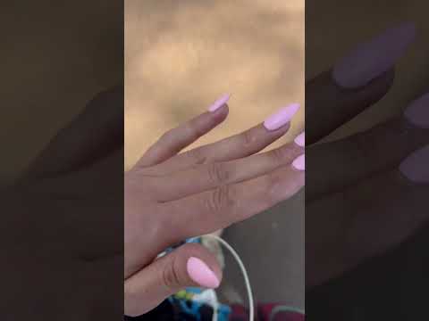 Trip to nail salon and park before and after nails