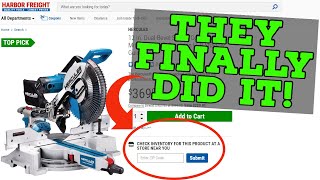 Harbor Freight Adds #1 Requested Feature to their Website! (Check In-Store Availability)